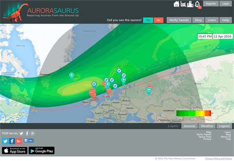 asmr aurora|aurorasaurus uk map.